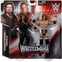 WWE Wrestling Wrestlemania Heritage Roman Reigns & Triple H Action Figure 2-Pack   